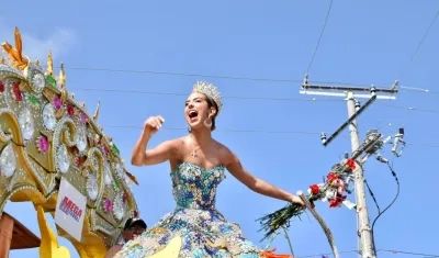 Sharon Hurtado, Reina del Carnaval de la 44.