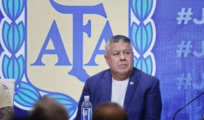 Presidente de la Asociación de Fútbol Argentino (AFA), Claudio Tapia.