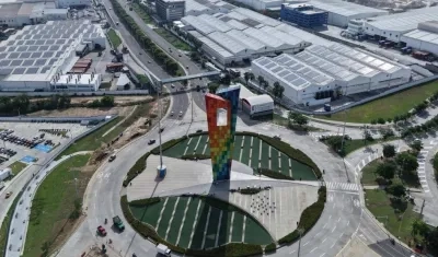 Planta de Tecnoglass en Barranquilla.