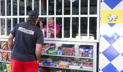 Tienda de barrio en el norte de Barranquilla.
