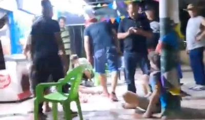 Los turistas fueron auxiliados por las personas del sector. 