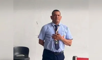 Edwin Monterrosa, vigilante fallecido. 