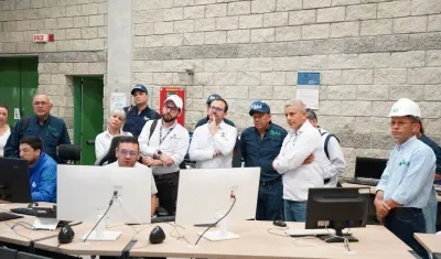 Visita de la Superservicios en Urrá.