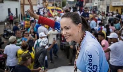 María Corina Machado, líder opositora venezolana.