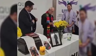 Acto de entrega de los restos de Camilo Torres Restrepo.