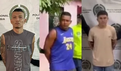 Personas capturadas en Barranquilla, Soledad y Bohórquez, en Campo de la Cruz. 