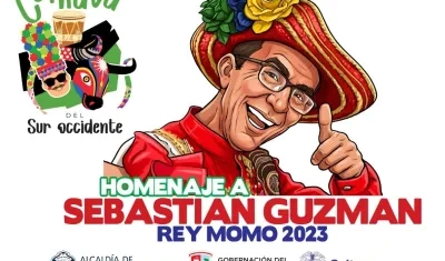 Sebastián Guzmán, Rey Momo 2023.