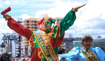 Carnaval en La Paz, Bolivia.