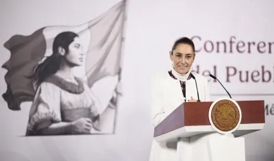 Claudia Sheinbaum, presidenta de México. 