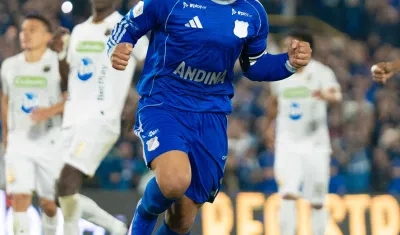 Falcao García, delantero de Millonarios, se recupera actualmente de una lesión.