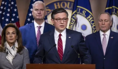 Presidente republicano de la Cámara de Representantes, Mike Johnson.