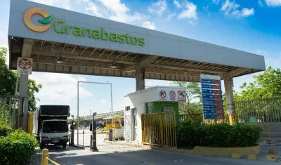 Fachada de Granabastos, en Soledad. 