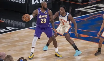 LeBron James, figura de los Lakers de Los Ángeles. 