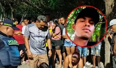 Lugar de los hechos y la víctima Amaury Altamar.