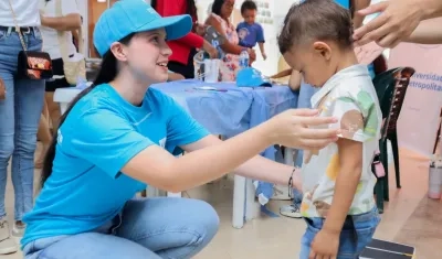 Se movilizaron aproximadamente 40 voluntarios. 