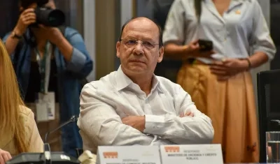 Germán Ávila, ministro de Hacienda y Crédito Público. 