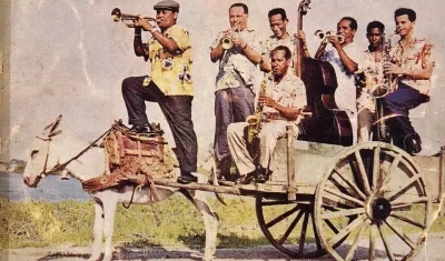 Carátula de un disco de Pedro Laza y sus Pelayeros