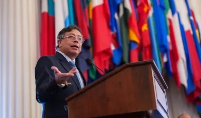 Gustavo Petro, presidente de la República. 