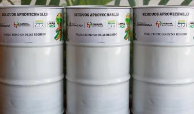 Puntos de recolección de residuos que ubicarán en la Vía 40.