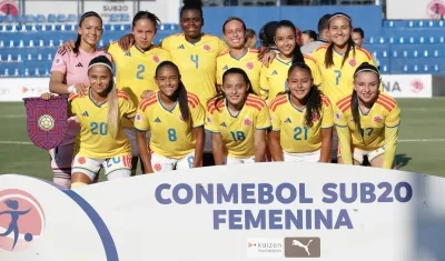 Selección Colombia femenina sub-20.