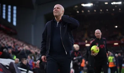 El neerlandés Arne Slot, entrenador del Liverpool. 