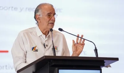 Eduardo Verano, gobernador del Atlántico. 