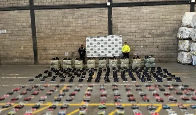 La mercancía aprehendida.