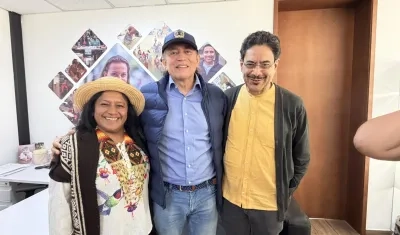 Aída Quilcué, Gustavo Bolívar e Iván Cepeda