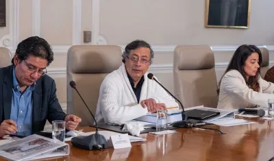 El Presidente de Colombia, Gustavo Petro.