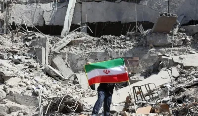 Destrucción en Irán ante los ataques de Estados Unidos e Israel.