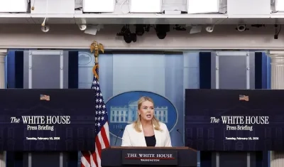 Portavoz de la Casa Blanca, Karoline Leavitt.