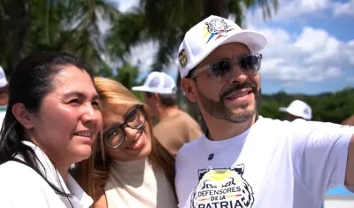 El candidato Abelardo De La Espriella compartió con los habitantes de Usiacurí.