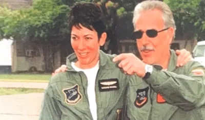Ghislaine Maxwell y el expresidente Andrés Pastrana.