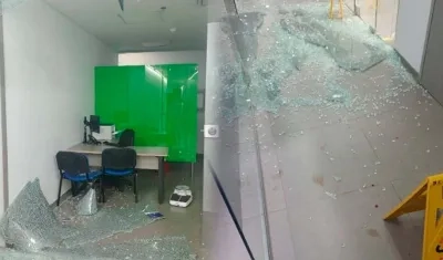 Daños en la  IPS Virrey Solís, en Cartagena. 