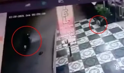 Momento del ataque con explosivo. 