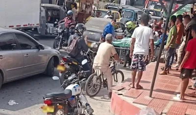 Atentado en el barrio Normandía