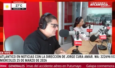 Transmisión de Atlántico en Noticias.