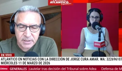 Transmisión de Atlántico en Noticias.