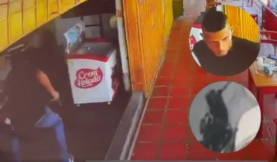 Momentos del atraco.