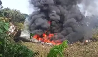 Aeronave cayó en Puerto Leguízamo, Putumayo.