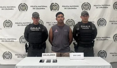 La captura fue realizada por el Gaula de la Policía. 