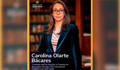 La embajadora Carolina Olarte Bácares.