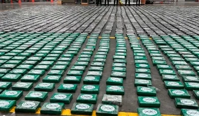 Cocaína Incautada en Urabá