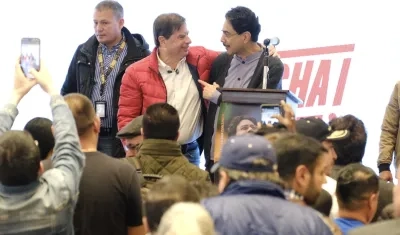 Juan Fernando Cristo e Iván Cepeda.