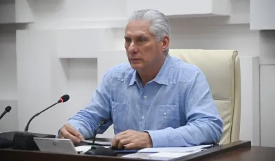 Presidente de Cuba, Miguel Díaz-Canel.