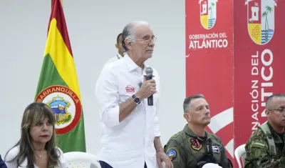 Gobernador del Atlántico, Eduardo Verano. 