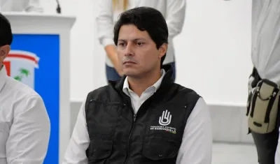 El Personero Distrital de Barranquilla, Miguel Ángel Alzate.