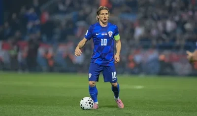 Luka Modric, capitán de Croacia.