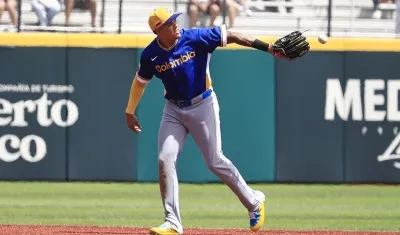 Giovanny Urshela, tercera base de Colombia.
