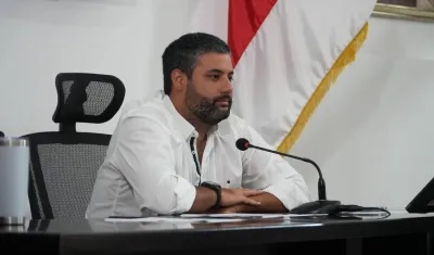 Presidente de la Asamblea del Atlántico, Estéfano González Diazgranados.